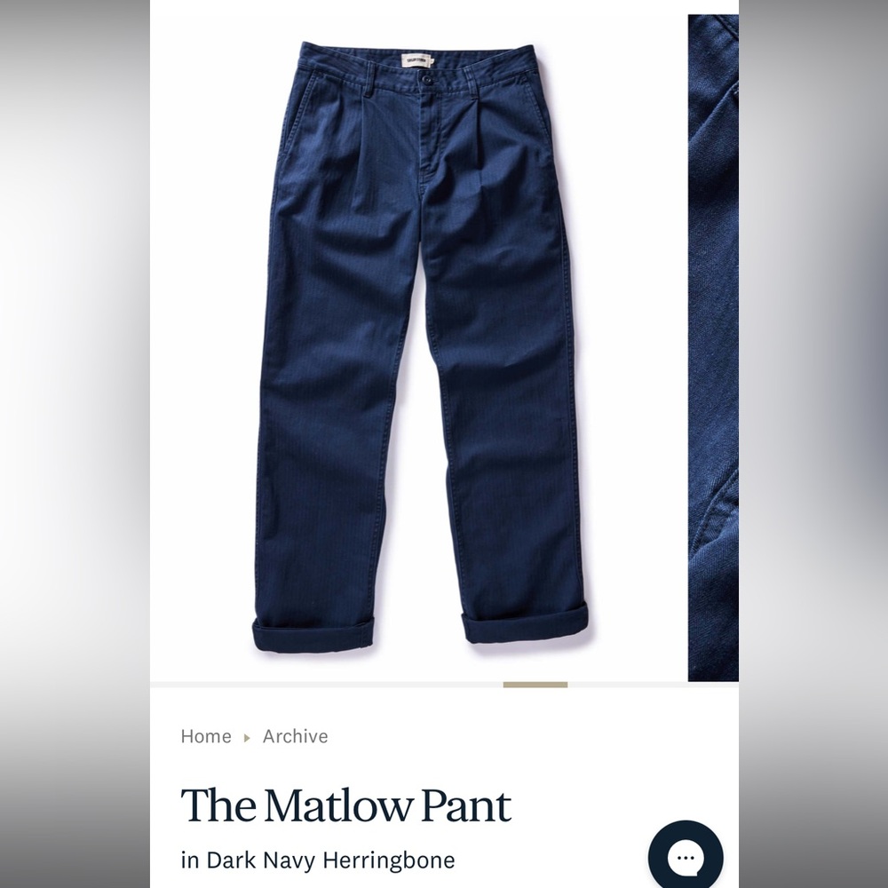 Taylor stitch Matlow pant size 36x30